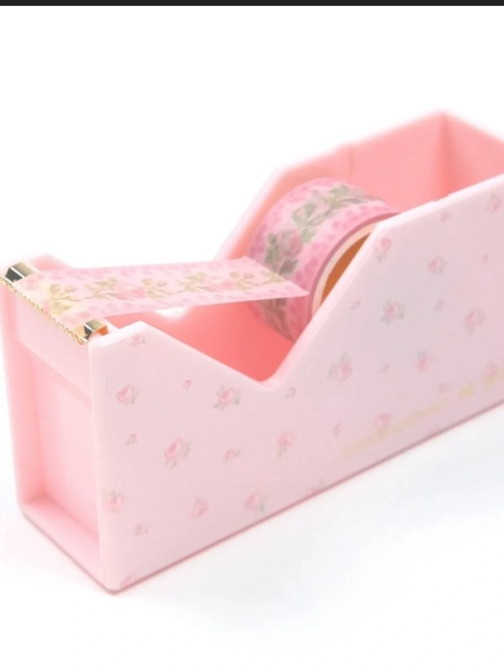 LoveShackFancy x Target - Yoobi Blooming Heirloom Tape Dispenser Strawberry Mac